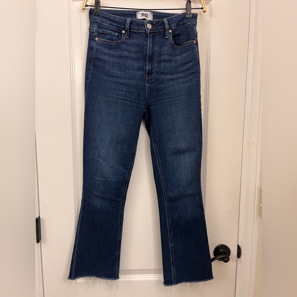 PAIGE Claudine 28 Seamed Raw Hem‎ Jeans- Sketchbook EUC - Picture 3 of 16